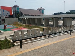 Mengintip Alun-alun Pamulang Tangsel yang Baru Rampung Dibangun