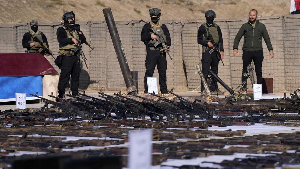 Pasukan Mobilisasi Irak Amankan Beragam Senjata ISIS