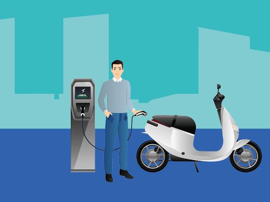 Penantang Baru Ojek Online Boyong 500.000 Motor Listrik Penantang Baru Ojek Online Boyong 500.000 Motor Listrik
