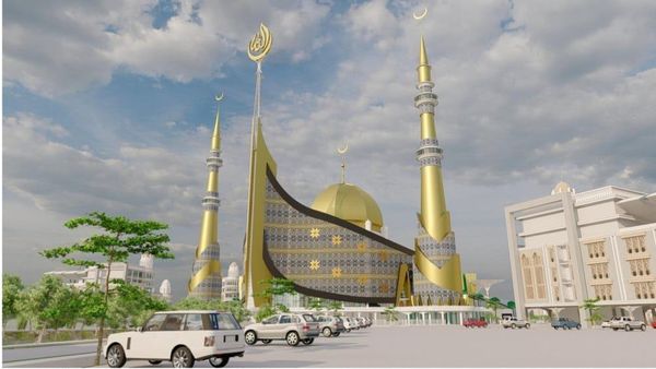 Begini Desain Islamic Center Medan yang Megah dan Lengkap