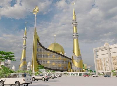 Begini Desain Islamic Center Medan yang Megah dan Lengkap