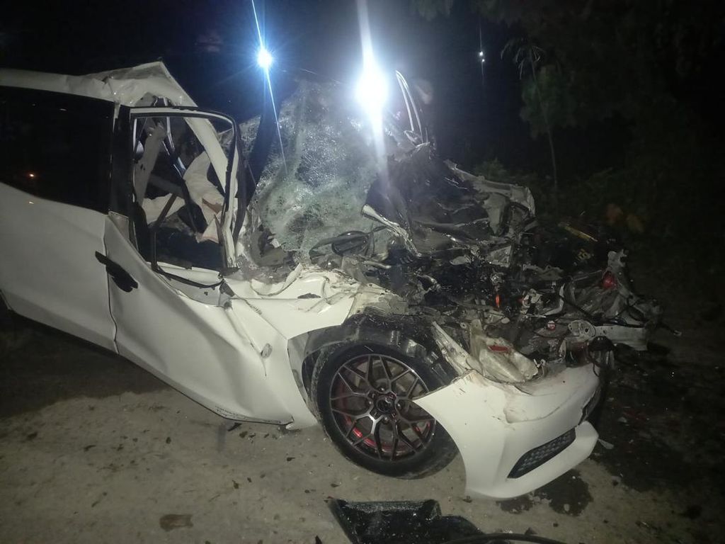 Kecelakaan Maut Mobil Tabrak Pohon di Ngawi, 5 Orang Tewas dan 3 Luka