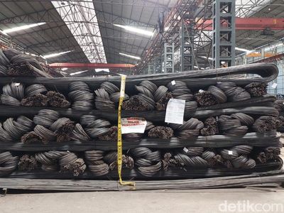 Penampakan Besi Beton Rp 32 M Tak Ber-SNI yang Akan Dimusnahkan