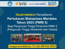 Ini Cara Pendaftaran Pertukaran Mahasiswa Merdeka (PMM) 2023 untuk PT