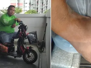 Tega! Pelanggan Paksa Ojol Disabilitas Antar Makanan ke Lantai 2