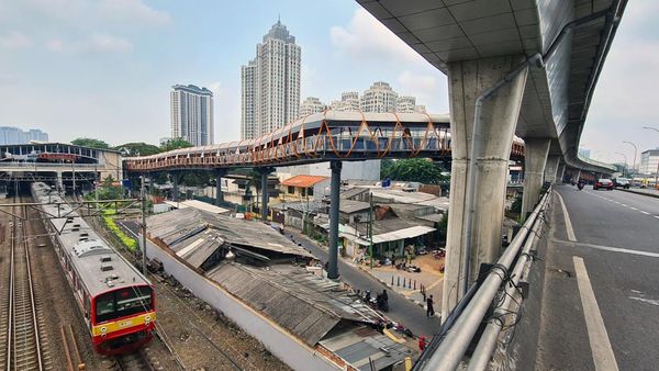 Potret Skywalk Kebayoran Lama dari Awal Pembangunan hingga Siap Dibuka