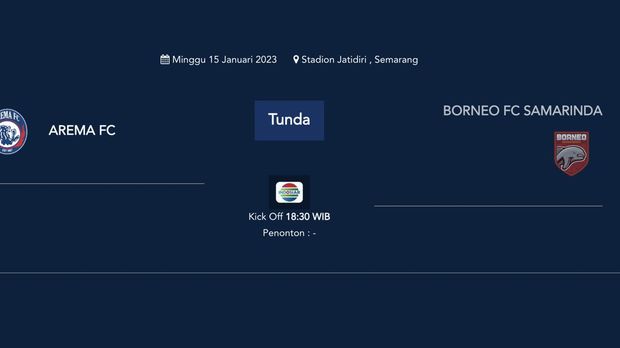 AREMA FC vs BORNEO FC SAMARINDA