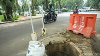 Awas! Sumur Resapan di Taman Mataram ini Rusak dan Berlubang