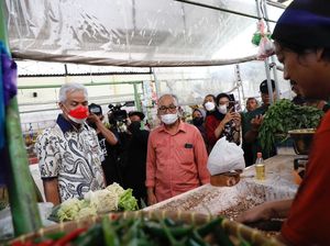 Inflasi Jateng Menurun, Ini Jurus Ganjar Kendalikan Harga Pangan
