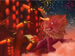 Legenda Monster Nian dan Asal-usul Merah Identik dengan Imlek