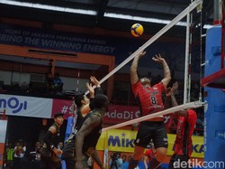 Proliga 2023: Jakarta STIN BIN Tumbangkan Palembang Bank Sumsel Babel 3-0