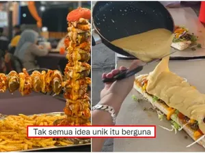 Netizen Kesal Lihat Menu Burger dan Roti John Banjir Keju Leleh Netizen Kesal Lihat Menu Burger dan Roti John Banjir Keju Leleh