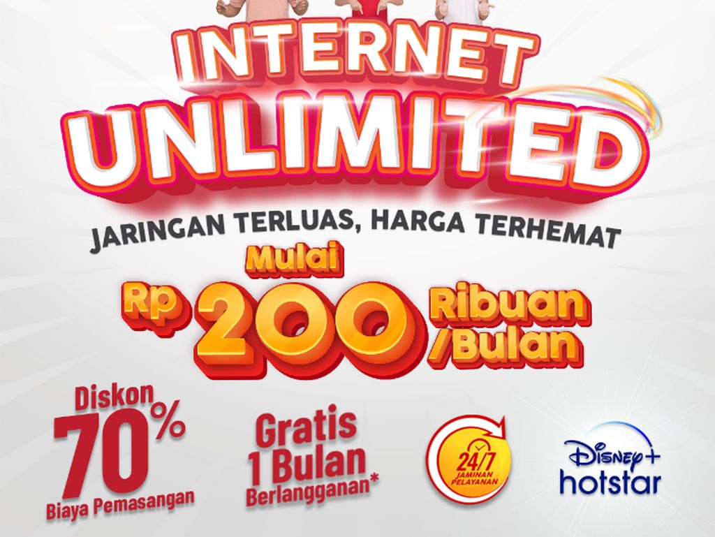 IndiHome Hadirkan Paket Internet Rp 200 Ribuan/Bulan, Ada Bonusnya!