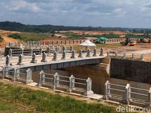 Penampakan Bendungan Sepaku, Sang Penangkal Banjir Ibu Kota Baru