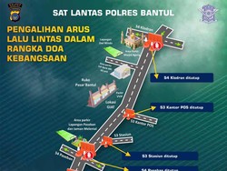 Ada Pengajian Akbar di Kota Bantul Malam Nanti, Ini Rekayasa Arus Lalinnya