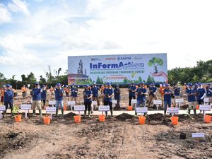 Tekan Emisi Karbon, Pupuk Kaltim Tanam 23.272 Pohon Sepanjang 2022