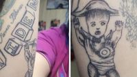 Viral Tato Gagal, Bikin Orang yang Melihatnya Ikut Nyengir
