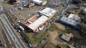 Ngeriii... Begini Potret Kerusakan Alabama Diterjang Tornado