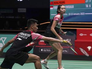 Indonesia Masters 2023: Dejan/Gloria Kandas di Perempatfinal