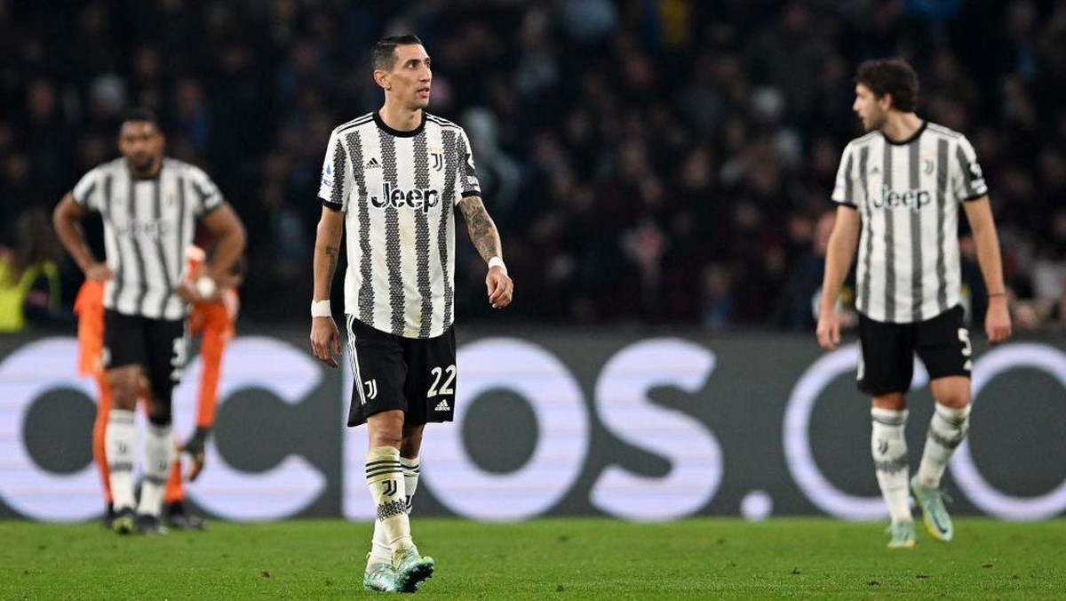 Juventus babak belur disikat Napoli 1-5. Foto: Getty Images/Francesco Pecoraro