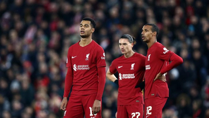 LIVERPOOL, ENGLAND - JANUARY 07: Cody Gakpo of Liverpool during the Emirates FA Cup Third Round match between Liverpool and Wolverhampton Wanderers at Anfield on January 07, 2023 in Liverpool, England. (Photo by Naomi Baker/Getty Images)