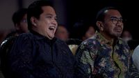 Momen Erick Thohir Rayakan Natal Bersama Keluarga BUMN