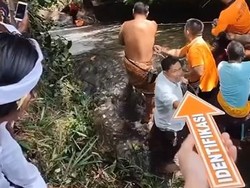 Bawa Motor, Bule Rusia Tewas Nyemplung ke Sungai di Ubud Bali