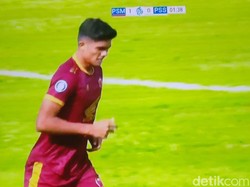 Ananda Raehan Cetak Gol, PSM Makassar Unggul 2-0 Atas PSS Sleman