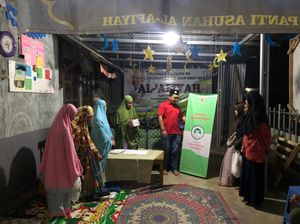 Relawan Ganjar Bagikan Sembako di Rumah Tahfidz  Al-Quran Yogyakarta