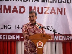 Muzani Perintahkan Kader Gerindra Pasang Bendera-Spanduk Prabowo Presiden 2024