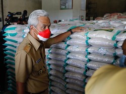 Jateng Disebut Lumbung Beras Nasional, Ganjar: Petani-Pendamping Hebat