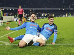 Napoli Sikat Juventus 5-1, Seorang Fan Menang Taruhan Rp 602 Juta