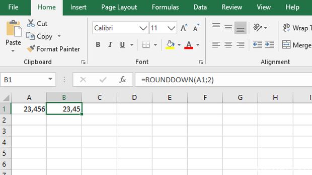 4 Cara Mudah Membulatkan Angka di Excel, Ini Penjelasan dan Tutorialnya!