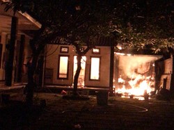 Lupa Matikan Api Tungku, Rumah Warga di Karangasem Ludes Terbakar