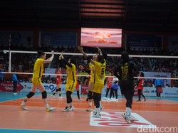 Telat Panaskan Laga, Jakarta Popsivo Ditaklukkan Gresik Petrokimia 3-0