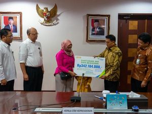 BPJS Ketenagakerjaan Beri Santuan ke Ahli Waris Petugas Keamanan KSP