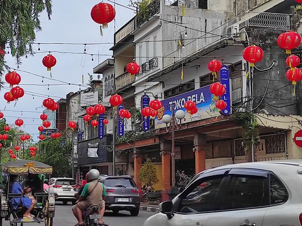 Kawasan Heritage Gajah Mada Denpasar Bersolek Jelang Imlek 2023