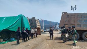 Suasana Kawasan PT GNI Dikawal Ketat TNI-Polri Usai Bentrokan Maut