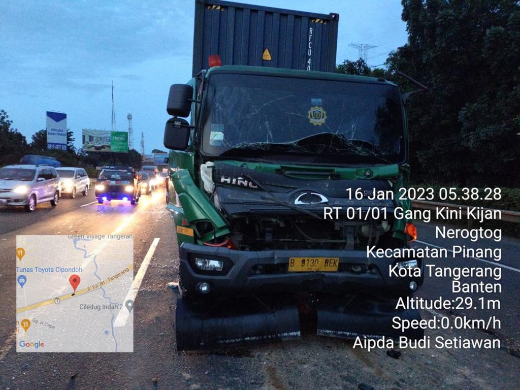 Kronologi Kecelakaan di Tol Jakarta-Tangerang hingga Bikin Macet 6 Kilometer