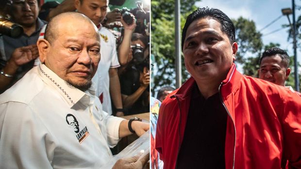 La Nyalla Mattalitti dan Erick Thohir La Nyalla Mattalitti dan Erick Thohir