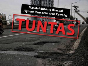 Before-After Penambalan Lubang Flyover Pancoran Arah Cawang Before-After Penambalan Lubang Flyover Pancoran Arah Cawang