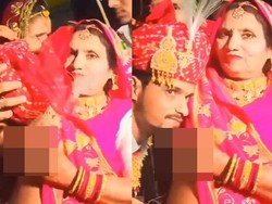 Viral, Kontroversi Pria Berbaju Pengantin Menyusu ke Ibunya di Depan Tamu