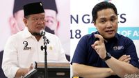 Potret Erick Thohir dan La Nyalla, Dua Kandidat Kuat Calon Ketua PSSI