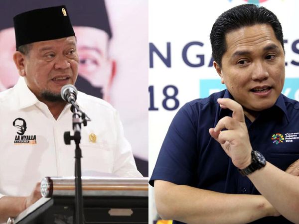 Potret Erick Thohir dan La Nyalla, Dua Kandidat Kuat Calon Ketua PSSI