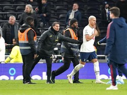 Di laga itu, Richarlison cs harus mengakui keunggulan Ramsdale dkk. Tottenham kalah 0-2 terhadap Arsenal. Foto: PA Images via Getty Images/Nick Potts - PA Images