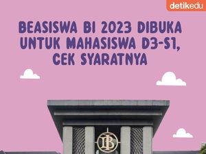 Infografis: Beasiswa BI 2023 Dibuka untuk Mahasiswa D3-S1, Cek Syaratnya