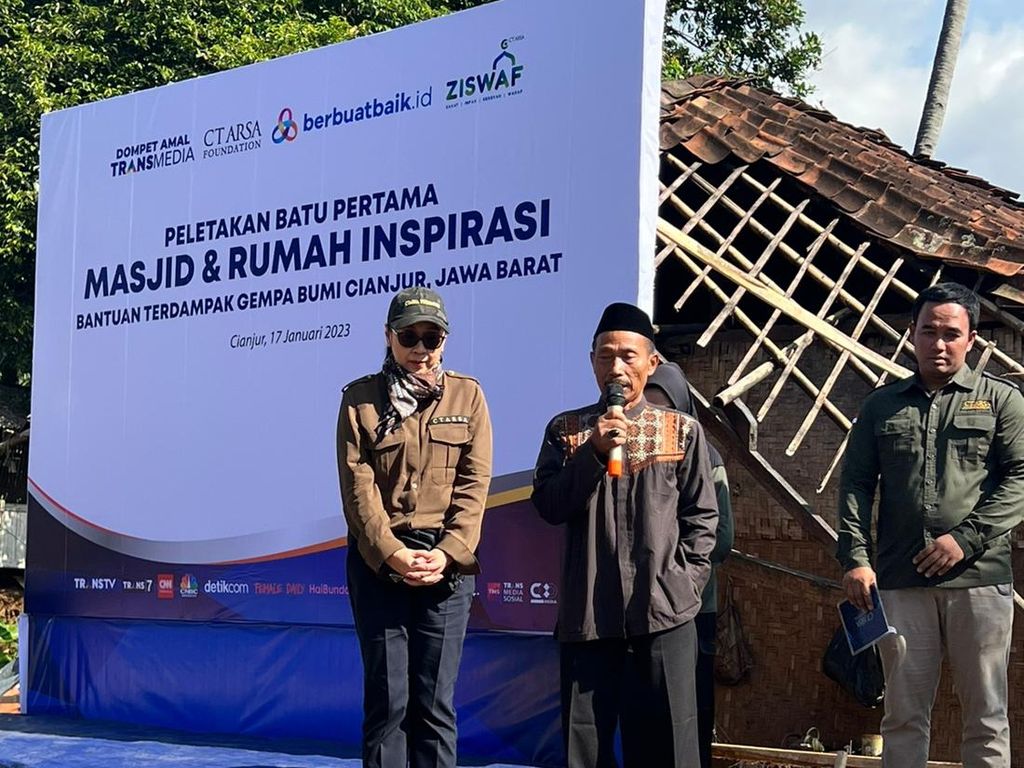 CT ARSA Bangun Masjid dan Rumah Inspirasi di Cianjur