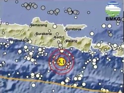 Gempa Malang M 5,1 Dirasakan Warga Blitar: Mak Hreg, Kabeh Obah