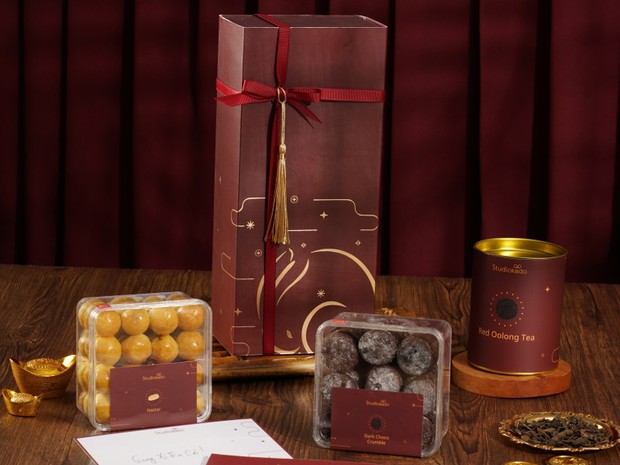 Hampers kue kering. Foto: studiokado.co.id Hampers kue kering. Foto: studiokado.co.id