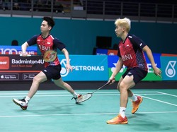 Ucapan Syukur Kevin/Marcus Lolos Babak Kedua Indonesia Masters